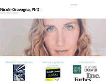 Tablet Screenshot of nicolegravagna.com